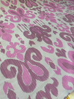 Load image into Gallery viewer, Violet Jacquard damask Upholstery drapery fabric by the yard 56"
