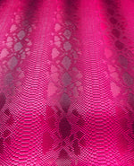Load image into Gallery viewer, Snake Embossed Faux Vinyl Fabric – Automotive Upholstery, Bags, Crafts
