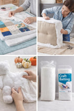 Load image into Gallery viewer, Quilt Batting Multipurpose Dacron Fiber Polyester Wadding Fabric 1/2" Loft Upholstery Grade Padding 48 inches wide
