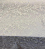 Load image into Gallery viewer, White Sequin Stretch Fabric on Mesh – Sparkle Fabric for Dresses, Gowns, Costumes, Dancewear &amp; Event Decor by the Yard
