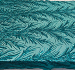 Load image into Gallery viewer, Jade Sequin Stretch Fabric on Mesh – Sparkle Fabric for Dresses, Gowns, Costumes, Dancewear &amp; Event Decor by the Yard

