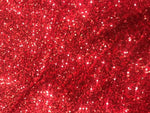Load image into Gallery viewer, Red Sequin Stretch Velvet Fabric – Sparkly Spandex for Dresses, Costumes, Dancewear &amp; Event Decor
