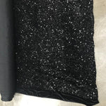 Load image into Gallery viewer, Black Sequin Stretch Velvet Fabric – Sparkly Spandex for Dresses, Costumes, Dancewear &amp; Event Decor
