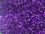 Load image into Gallery viewer, Purple Sequin Stretch Velvet Fabric – Sparkly Spandex for Dresses, Costumes, Dancewear &amp; Event Decor
