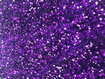 Load image into Gallery viewer, Purple Sequin Stretch Velvet Fabric – Sparkly Spandex for Dresses, Costumes, Dancewear &amp; Event Decor
