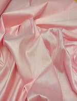 Load image into Gallery viewer, Pink lady Shantung Dupioni Faux Silk two tone fabric BY THE YARD 54" wide
