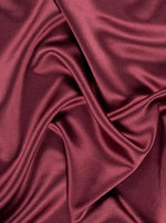 Load image into Gallery viewer, Burgundy Heavy Shiny Bridal Satin Fabric for Wedding Dress, 60"  wide
