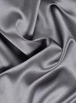 Load image into Gallery viewer, Gray Heavy Shiny Bridal Satin Fabric for Wedding Dress, 60"  wide

