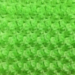 Load image into Gallery viewer, Minky Lime Rosebud soft fabric BY THE YARD 60" Wide
