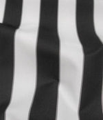 Load image into Gallery viewer, Black White Striped Waterproof Outdoor Canvas fabric 60" 600 Denier wide per yard
