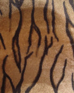 Load image into Gallery viewer, Brown Tiger Velboa Fabric 60" Wide

