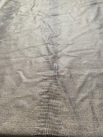 Load image into Gallery viewer, Charcoal Matte Snake Print Spandex Fabric by the Yard – 4 Way Stretch Reptile Pattern Knit for Dancewear, Costumes, Swimwear &amp; Apparel
