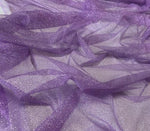 Load image into Gallery viewer, Lavender Glitter Mesh Tulle Fabric 60” Wide – Sparkle Sheer Tulle by the Yard for Dresses, Costumes, Decor &amp; Crafts
