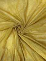 Load image into Gallery viewer, Gold Glitter Mesh Tulle Fabric 60” Wide – Sparkle Sheer Tulle by the Yard for Dresses, Costumes, Decor &amp; Crafts
