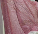 Load image into Gallery viewer, Pink Glitter Mesh Tulle Fabric 60” Wide – Sparkle Sheer Tulle by the Yard for Dresses, Costumes, Decor &amp; Crafts
