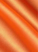 Load image into Gallery viewer, Orange Satin Crepe back Fabric 60" Wide Sold By the yard
