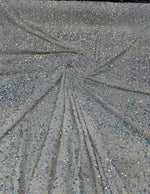Load image into Gallery viewer, Iridescent Sequin Stretch Velvet Fabric – Sparkly Spandex for Dresses, Costumes, Dancewear &amp; Event Decor
