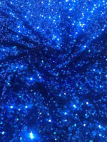 Load image into Gallery viewer, Royal Sequin Stretch Velvet Fabric – Sparkly Spandex for Dresses, Costumes, Dancewear &amp; Event Decor
