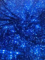 Load image into Gallery viewer, Royal Sequin Stretch Velvet Fabric – Sparkly Spandex for Dresses, Costumes, Dancewear &amp; Event Decor
