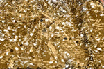 Load image into Gallery viewer, Gold 18MM Paillette Sequins Trim Fabric – Oversized Round Sequin Material for Costumes, Dancewear, Festival Decor &amp; Glam Sewing Projects
