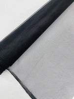 Load image into Gallery viewer, Black Hard Net Crinoline Fabric by the Yard – Stiff Tulle for Petticoats, Bridal, Dresses, Costumes &amp; Crafts
