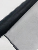 Load image into Gallery viewer, Black Hard Net Crinoline Fabric by the Yard – Stiff Tulle for Petticoats, Bridal, Dresses, Costumes &amp; Crafts

