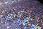 Load image into Gallery viewer, Silver /Lavender Shattered Glass Holographic Spandex Fabric – 4 Way Stretch Dancewear Costume
