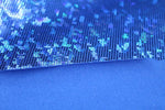 Load image into Gallery viewer, Royal Blue Shattered Glass Holographic Spandex Fabric – 4 Way Stretch Dancewear Costume
