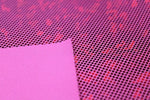 Load image into Gallery viewer, Neon Pink Shattered Glass Holographic Spandex Fabric – 4 Way Stretch Dancewear Costume
