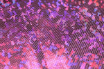 Load image into Gallery viewer, Fuchsia /Mauve Shattered Glass Holographic Spandex Fabric – 4 Way Stretch Dancewear Costume
