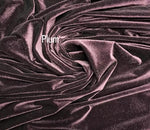 Load image into Gallery viewer, Plum Stretch Velvet Fabric | Soft 4-Way | Costumes, Dancewear, Crafts by the Yard

