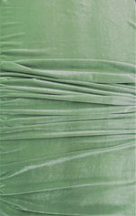 Load image into Gallery viewer, Sage Stretch Velvet Fabric | Soft 4-Way | Costumes, Dancewear, Crafts by the Yard
