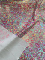 Load image into Gallery viewer, Pink lips Shattered on white Spandex Fabric by the yard 4 way stretch
