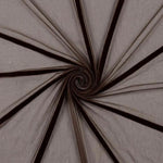 Load image into Gallery viewer, Brown Power Mesh Stretch Fabric Sheer Nylon Spandex 60” Inch Wide
