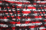 Load image into Gallery viewer, Red 4-Way Stretch Printed Spandex Fabric - American Patriot
