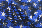 Load image into Gallery viewer, Blue 4-Way Stretch Printed Spandex Fabric - American Patriot
