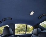 Load image into Gallery viewer, Foam Backed navy Auto Headliner 108" x 60" rolled
