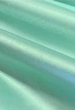 Load image into Gallery viewer, Mint Bridal Satin Fabric by the Yard Smooth  Lustrous Dressmaking Material – 60” Wide – Perfect for Gowns, Bridesmaid Dresses
