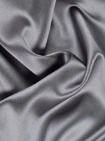 Load image into Gallery viewer, Gray Heavy Shiny Bridal Satin Fabric for Wedding Dress, 60"  wide
