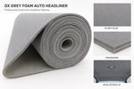 Load image into Gallery viewer, Foam Backed light gray Auto Headlining 3/16" Fabric by the yard 60" wide
