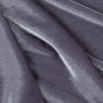 Load image into Gallery viewer, CHARCOAL two way stretch velvet spandex apparel drapery fabric 60" Wide
