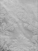 Load image into Gallery viewer, 5 YARDS- White Taffeta damask On white Flocking  fabric
