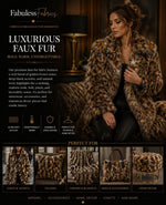 Load image into Gallery viewer, Orange brown Raccoon 2 Tone Faux Fur Upholstery Fabric by the yard
