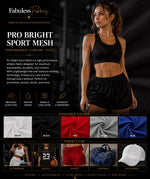 Load image into Gallery viewer, Pro bright sport Mesh Heavy Jersey Fabric by the yard
