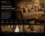 Load image into Gallery viewer, Damask floral Velvet none stretch Fabric 58" Wide sold by the yard
