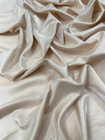 Load image into Gallery viewer, Liquid Satin Shantung Champagne Material, Elegant Formal Wear Fabric, Drapery Fabric, Event Decor
