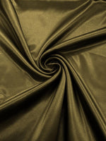 Load image into Gallery viewer, Olive Satin Crepe back Fabric 60" Wide Sold By the yard
