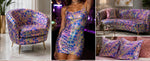Load image into Gallery viewer, Holographic Rainbow Leopard Print Fabric — Iridescent Spandex Stretch, Sold by the Yard, Festival &amp; Cosplay Fabric, Rave Wear, Dance Costume
