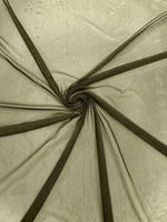 Load image into Gallery viewer, Olive Power Mesh Stretch Fabric Sheer Nylon Spandex 60” Inch Wide
