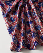 Load image into Gallery viewer, 4th of july USA flag mystique 4-Way Stretch Fabric by the yard 60 " Wide
